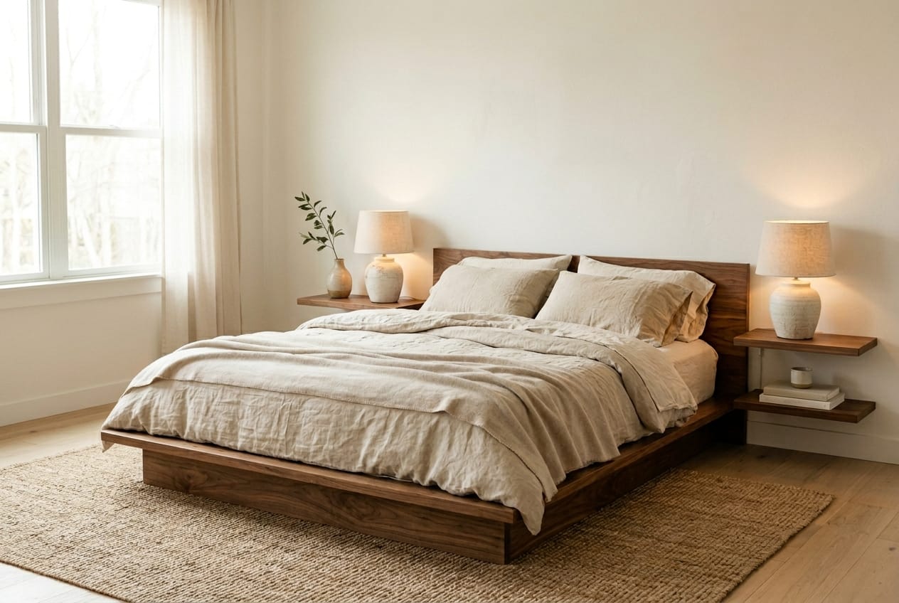 11 bedroom styles for 2026 — cozy small bedroom with warm neutral tones